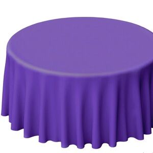 Vibrant Purple Dining Tablecloth for Elegant Table Settings